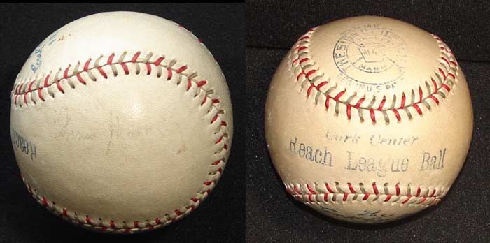 1930’s Mickey Cochrane and Frank Navin Signed Baseball (JSA)  - Photo 2