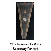 1912 Indianapolis 500 Motor Speedway Pennant